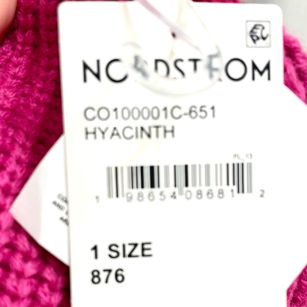 Coach Pink ( Hyacinth) Beanie. - Picture 9 of 13